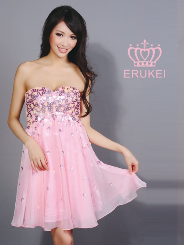 画像3: [送料無料][ERUKEI]ベア・Aライン・フラワー・ミニドレス・ワンピース[即日発送][大きいサイズあり] (3)