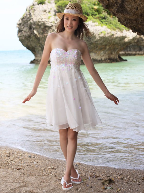 画像5: [送料無料][ERUKEI]ベア・Aライン・フラワー・ミニドレス・ワンピース[即日発送][大きいサイズあり] (5)