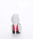 画像6: [BENEDETTA]ブラック・シルバー・オープントゥ・アンクルストラップ・ビジュー・ラメ・12.5cm・ハイヒール・パンプス[即日発送] (6)