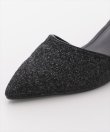 画像14: [haremode]シルバー・ベージュ・ブラック・グリッター・チャンキーヒール・5cm・アンクルストラップ・パンプス[即日発送] (14)