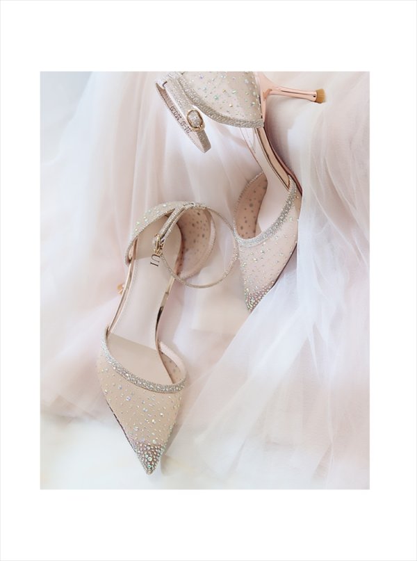 画像8: [送料無料][COMEX][Platino deux]プラチナドゥ・ゴールド・ブラック・シルバー・チュール・ラメ・ラインストーン・ポインテッドトゥ・アンクルストラップ・8cm・パンプス[即日発送] (8)