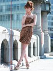 画像5: [送料無料][ERUKEI]ワンショルダー・レオパード・ミニドレス・ワンピース[即日発送] (5)