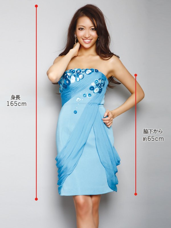 画像5: [送料無料][ERUKEI]ベア・シフォン・ミニドレス・ワンピース[即日発送] (5)