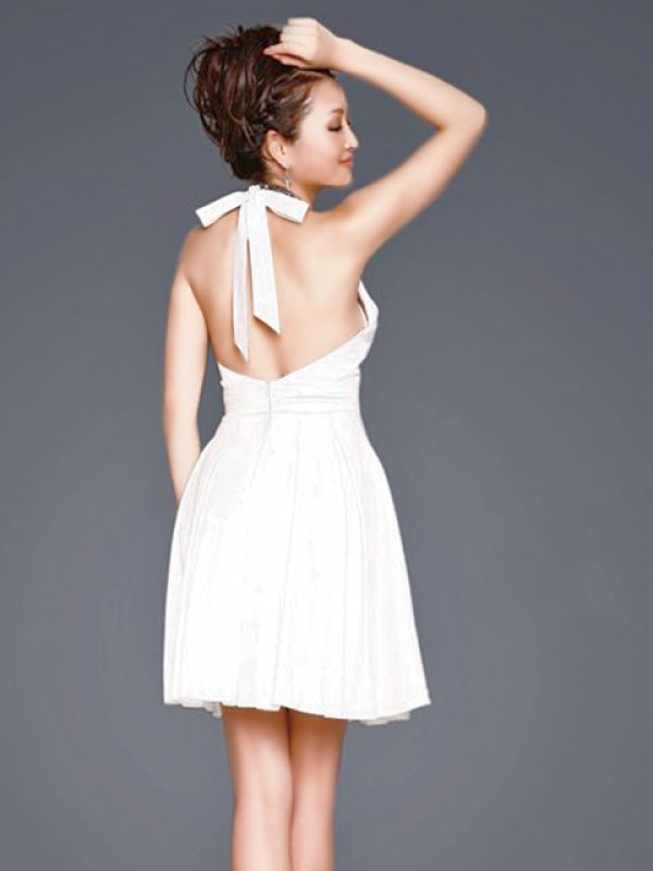 画像3: [送料無料][ERUKEI]フォルター・Aライン・ミニドレス・ワンピース[即日発送] (3)