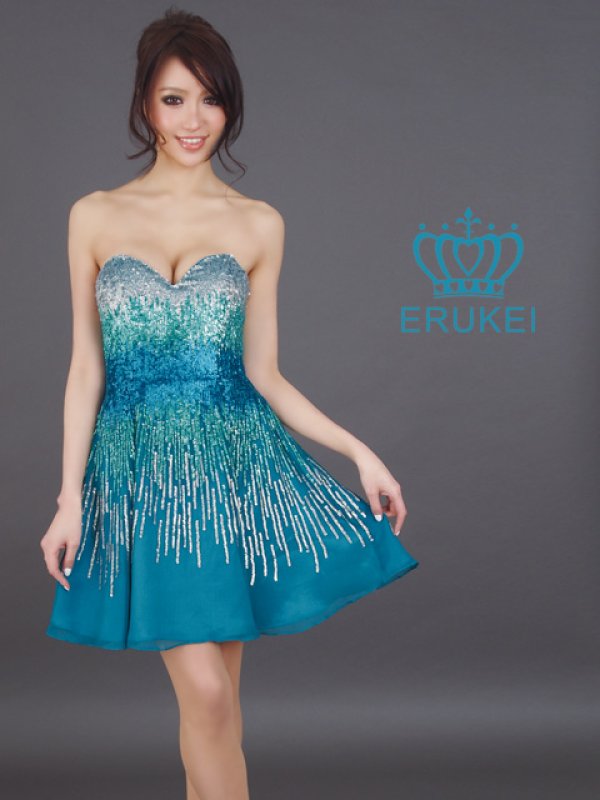 画像3: [送料無料][ERUKEI]シルク・ベア・Ａライン・ミニドレス・ワンピース[即日発送][大きいサイズあり] (3)