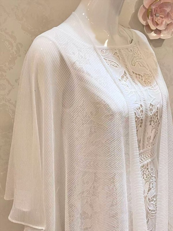 画像8: [GINZA COUTURE]ベージュ・ブラック・ホワイト・ピンク・レッド・金糸・シンプル・エレガント・パーティー・三角・ショール・ストール[即日発送] (8)