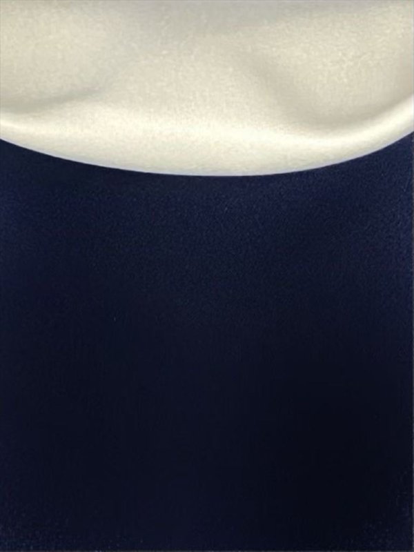 画像7: [送料無料][GINZA COUTURE]ワインレッド・ネイビー・バイカラー・サテン・シンプル・ハイネック・リボンベルト・ノースリーブ・タイト・ミニドレス・ワンピース[即日発送][大きいサイズあり] (7)