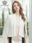 画像5: [送料無料][GINZA COUTURE]ブラック・ホワイト・ワンカラー・シンプル・無地・ケープ・ボレロ[即日発送][大きいサイズあり] (5)