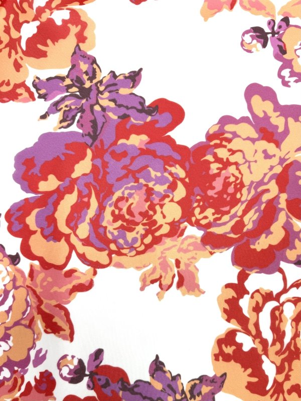 画像7: [送料無料][GINZA COUTURE]イエロー・レッド・シフォン・キャミソール・オフショルダー・花柄・プリント・ワンピース・ロングドレス[即日発送][大きいサイズあり] (7)