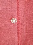 画像13: [送料無料][GINZA COUTURE]オレンジ・ネイビー・ピンク・ベージュ・ツイード・ノースリーブ・Aライン[即日発送][大きいサイズあり] (13)
