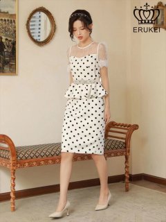 エルケイ(ERUKEI)ペプラムのドレス通販 | 銀座クチュール