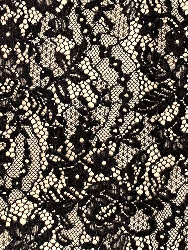 画像20: [送料無料][ERUKEI]ワインレッド・ホワイト・ベージュ・ブルー・ブラック・ラメ・レース・ビジューボタン・半袖・タイト・スリット・ミディアムドレス・ワンピース[即日発送][大きいサイズあり] (20)