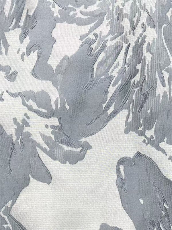 画像13: [送料無料][ERUKEI]ピンク・イエロー・グレー・ノースリーブ・花柄・ジャガード・胸元スリットカット・タイト・ミディアムドレス・ワンピース[即日発送][大きいサイズあり] (13)