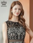 画像4: [送料無料][ERUKEI]ブラック・レッド・ホワイト・総レース・シアー・タイト・ミディアムドレス・ワンピース[即日発送][大きいサイズあり] (4)