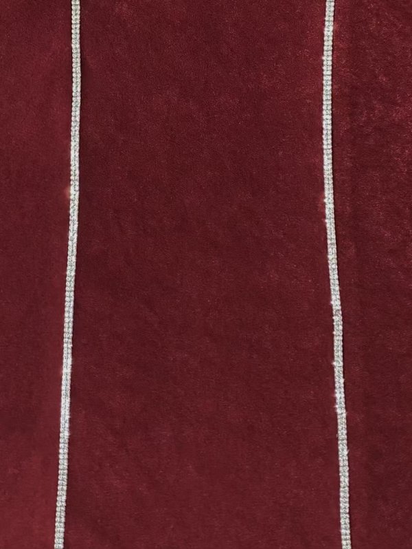 画像7: [送料無料][ERUKEI]ブラック・ワインレッド・ワンカラー・シンプル・ラインストーン・キャミソール・フレア・Aライン・ミニドレス・ワンピース[即日発送][大きいサイズあり] (7)