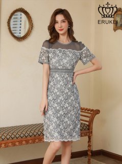 エルケイ(ERUKEI)グレー ドレス・ワンピース通販 | 銀座にあるドレス