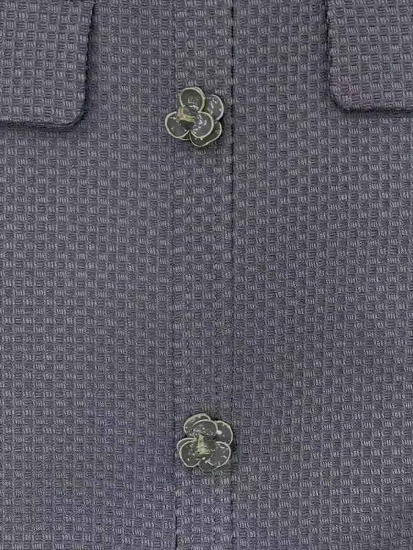 画像20: [送料無料][ERUKEI]ホワイト・ピンク・ブラック・ネイビー・ワインレッド・グレー・半袖・Aライン・お花ボタン・ミニドレス・ワンピース[即日発送][大きいサイズあり] (20)