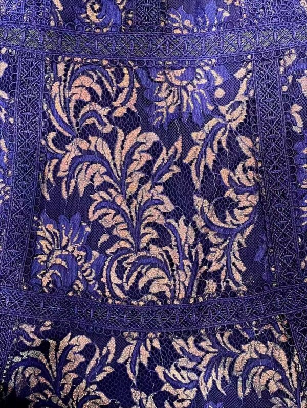 画像13: [送料無料][ERUKEI]ピンク・ホワイト・ネイビー・オーロラ・総レース・ノースリーブ・プチハイネック・プリンセス・Aライン・ロングドレス[即日発送][大きいサイズあり] (13)