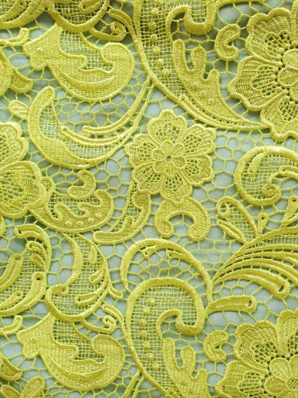 画像7: [送料無料][ERUKEI]ブラック・イエロー・総レース・エレガント・ショート丈・ノースリーブ・タイト・ミディアムドレス・ワンピース[即日発送][大きいサイズあり] (7)