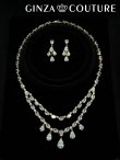 画像1: [アクセサリーセット]ゴールド・シルバー・ビジュー・ストーン・ネックレス・ピアス・アクセサリーセット[即日発送] (1)
