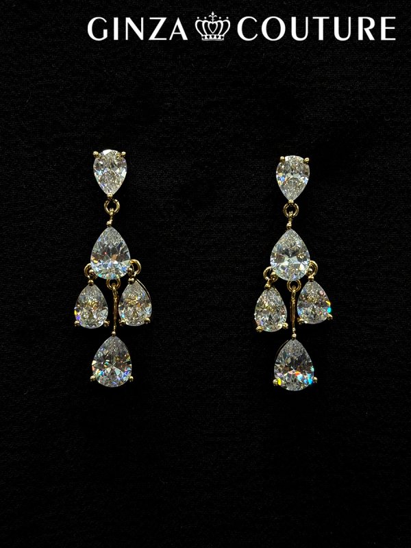 画像3: [アクセサリーセット]ゴールド・シルバー・ビジュー・ストーン・ネックレス・ピアス・アクセサリーセット[即日発送] (3)