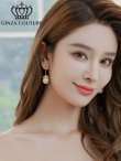 画像4: [ジュエリー][ピアス]ゴールド×ホワイト・ゴールド×ピンク・パール・ストーン・フックピアス[即日発送] (4)
