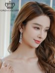 画像2: [ジュエリー][ピアス]クリア・ブルー・グリーン・ストーン・ゴージャス・スタッドピアス[即日発送] (2)
