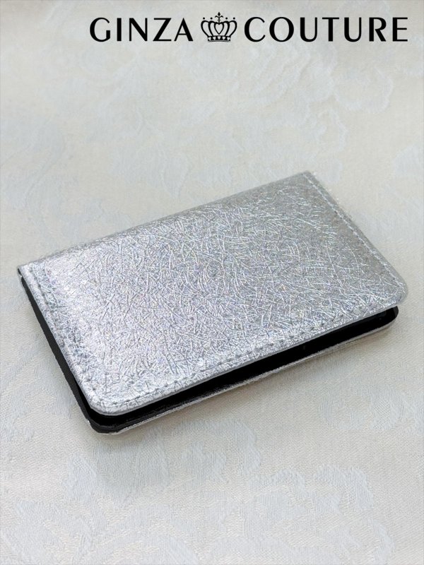 画像3: [カードケース]シルバー・ピンク・ラインストーン・名刺入れ・カードケース[即日発送] (3)