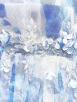 画像7: [送料無料][SETTAN]ホワイト×ピンク・ホワイト×ブルー・立体フラワー・ラメ・プリント・花柄・レース・キャミソール・スピンドル・Aライン・ロングドレス[即日発送][大きいサイズあり] (7)