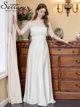新品 ERUKEI settan ロングドレス ジャガード ベージュ エルケイ エルケイ（ERUKEI）直営】のドレス通販ショップ｜銀座クチュール