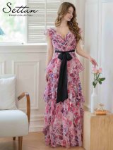 エルケイ　SETTAN ロングドレス　　シュガー ERUKEI エルケイ】【SETTAN/セッタン】【GINZA COUTURE/銀座