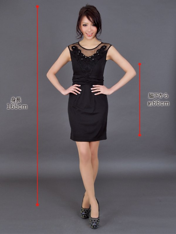 画像18: [送料無料][ERUKEI]グリーン・ピンク・ブラック・ラインストーン・刺繍・ウエストシャーリング・タイト・ミニドレス・ワンピース[即日発送][大きいサイズあり] (18)