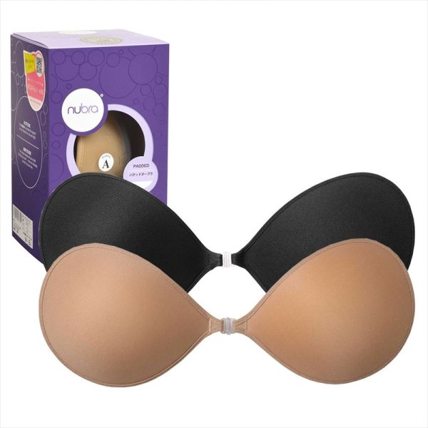 画像18: [ヌーブラジャパン]ベージュ・ブラック・ボリュームアップタイプ・パテッドヌーブラ[即日発送] (18)