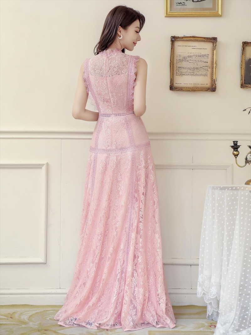 ロングドレス ピンク